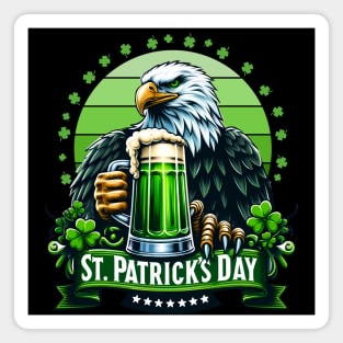 Irish Eagle Pride with beer Magnet